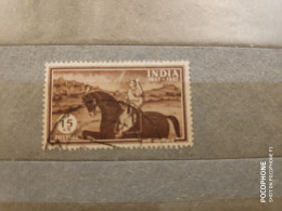 1957 India Horses  (F20) - Used Stamps
