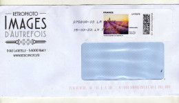 Enveloppe FRANCE Avec Vignette D'Affranchissement Oblitération LA POSTE 37580A-03 15/03/2023 LV - 2010-... Illustrated Franking Labels