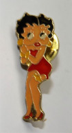 Pin's Pins  PIN-UP SEXY EROTIQUE BETTY BOOP TENUE SEXY MINI JUPE ROUGE  LISSE - Pin-ups