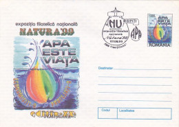 ENVIRONMENT PROTECTION, SAVE WATER, COVER STATIONERY, 1999, ROMANIA - Protection De L'environnement & Climat