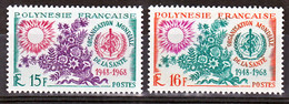 Polynésie Française  60 61 OMS Neuf Avec Trace De Charnière * TB  MH Cote **24 - Neufs