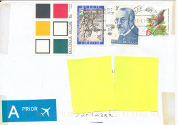 Belgium Cover Sent To Denmark 22-6-2005 Topic Stamps - Lettres & Documents