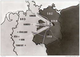 BERLIN LES VOIES RELIANT BERLIN AVEC L'ALLEMAGNE - Muro Di Berlino