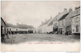 FAREMOUTIERS - PLACE DU MARCHÉ - CARTE PRÉCURSEUR - Faremoutiers