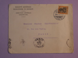 BW19  ELSASS BELLE   LETTRE  PRIVEE 1910  STRASBURG A PARIS FRANCE   + + + AFFRANCH.  INTERESSANT+ + - Brieven En Documenten