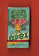 Lamette Barba Opel Klinge Hoja De Afeitar Razor Blade Rasieklingen Lame De Rasoir Anni 50 Circa N° 10 - Rasierklingen