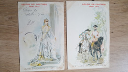 Illustrateur Japhet ,   Art Nouveau  Lot De 5 Cartes Palais Du Costume , 1900 - Autres & Non Classés