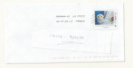 PAP LA POSTE LETTRE VERTE  THEME CHOUETTE. - Pseudo-entiers Officiels