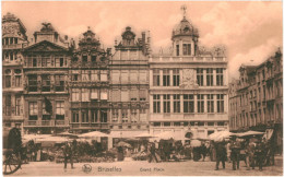 CPA  Carte Postale Belgique Bruxelles Grand Place Marché Aux Fleurs   VM69853 - Marktpleinen, Pleinen