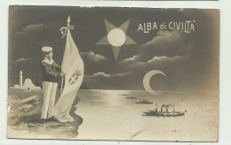 ALBA DI CIVILTA' - MARINAIO - INVIATA DA LUCCA NEL 1911 -VIAGGIATA FP - Oorlog 1914-18