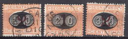 Z6141 - ITALIA REGNO TASSE SASSONE N°17/19 - Portomarken