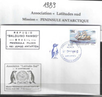 Chilie -Association Latitude Sud  Mission Peninsule Antartique 89 - Année Polaire Internationale