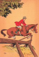 Barré Dayez * N°1249 D * CPA Illustrateur * Saut Obstacle * Cheval Hippisme Hippique équitation Sport - Other & Unclassified