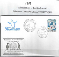 Russie-Association Latitude Sud  Mission Péninsule Antarctique 89 - Anno Polare Internazionale