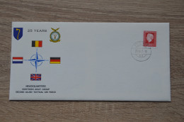 D(D) 012 ++ NETHERLANDS FDC HEADQUATERS NORTHERN ARMY - 1971-1980 Decimal Issues