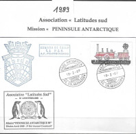 Espagne -Association Latitude Sud  Mission Péninsule Antarctique 89 - Año Polar Internacional