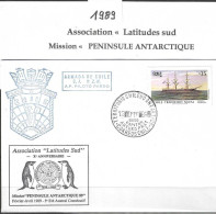 Chilie -Association Latitude Sud  Mission Péninsule Antarctique 89 - Año Polar Internacional