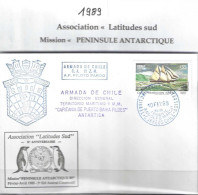 Chilie  -Association Latitude Sud  Mission Péninsule Antarctique 89 - Année Polaire Internationale