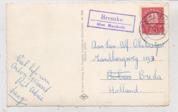 5779 ESLOHE - BREMKE, Postgeschichte, Landpoststempel "Bremke über Meschede", 1961 - Meschede