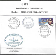 Chilie  -Association Latitude Sud  Mission Péninsule Antarctique 89 - Anno Polare Internazionale