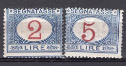 Z6186 - ITALIA REGNO TASSE SASSONE N°29/30 ** - Taxe