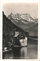 CPA  Carte Postale Suisse   Veytaux  Château De Chillon Et Dents Du Midi   VM69869 - Veytaux