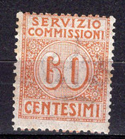 Z6193 - ITALIA REGNO COMMISSIONI SASSONE N°2 * - Segnatasse