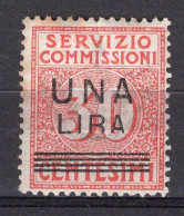 Z6196 - ITALIA REGNO COMMISSIONI SASSONE N°4 * - Taxe