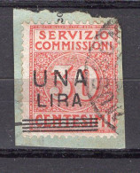 Z6199 - ITALIA REGNO COMMISSIONI SASSONE N°4 FIRMATO - Segnatasse