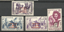 MAURITANIE Série Complète N° 119 à 122 OBL / Used - Used Stamps