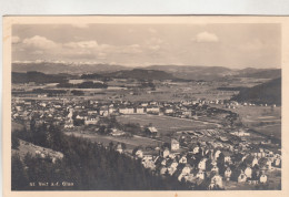 D2260) ST. VEIT A. GLAN - Bäume U. Häuser Vorne Mit Blic über Wiesen Zur Stadt 1941 - St. Veit An Der Glan