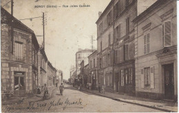 BONDY : Rue Jules Guesde - RARE VARIANTE - Cachet De La Poste 1933 - Bondy