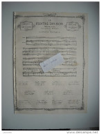 CHANSON 1869. LE PEINTRE DES ROIS. CHANSON INEDITE, PAROLES ET MUSIQUE DE M. GUSTAVE NADAUD. - Liederbücher