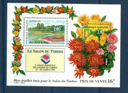 France 1994.Bloc Salon Du Timbre Fleurs** - Blocs Souvenir