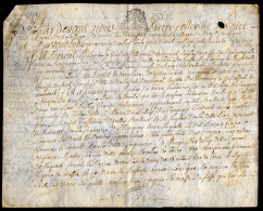 1774 Parchemin Acte Notarié : Bail 14 LE TRONQUAY Pour Terres De Labour, Construction D'une Maison...Généralité De Caen - Manuscrits