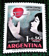 Argentina, 1958, Medicine,  Leukemia, MNH. Michel # 691 - Ongebruikt