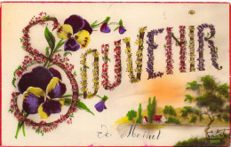 SOUVENIR DE - Souvenir De Moinet - Pensée - Carte Postale Ancienne - Greetings From...