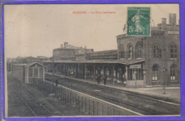 Carte Postale 59. Feignies  La Gare   Très Beau Plan - Feignies