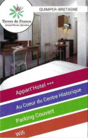 Carte De Visite - Apart-Hotel Terres De France - Quimper - Cartes De Visite