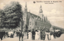 BELGIQUE - Exposition Universelle De Bruxelles 1910 - Pavillon Hollandais - Animé - Carte Postale Ancienne - Wereldtentoonstellingen