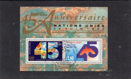 1990 ONU Ginevra . 45° Anniversario Dell'ONU - Gebruikt