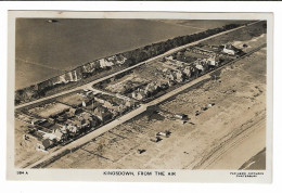 Real Photo Postcard, Kent, Dover, Kingsdown Village From The Air, House, Coastal View. - Dover