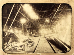 St Nazaire * Ateliers Des Chantiers De La Loire 1907 * 2 Grandes Photos Photographe J. DAVID * 37x30cm - Saint Nazaire