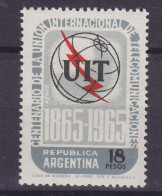 Argentina 1965 Mi. 861, Internationale Fernmeldeunion (ITU), MNH** - Neufs