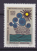 Argentina 1974 Mi. 1170, Weltorganisation Für Meteorologie (WMO), MNH** - Ongebruikt