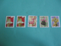 LOT DE 5 Timbres Préoblitérés France Orchidees Neuf Et Obliteres 2002 03 07 - Autres & Non Classés