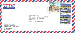 SINGAPORE - AIR MAIL 1983 - SCHWÄBISCH GMÜND/DE / *1183 - Singapur (1959-...)