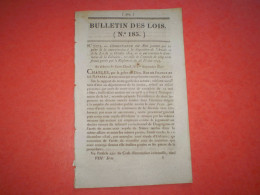 Bulletin Des Lois: Commerce De La Librairie: Amende Et Contravention. Pont Suspendu à Thoirette (Ain). Ordonnances... - Decreti & Leggi