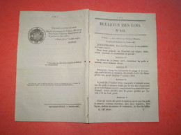 Bulletin Des Lois:Utilisation Des Nouveaux Poids Et Mesures:tableaux Des Mesures Légales. Police Judiciare Vendée Sarthe - Decreti & Leggi