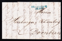 L7329  - "FELDKIRCH 15. SEP" - Blauer L2 Auf Brief Aus Dem Jahr 1841 Nach Dornbirn - ...-1850 Préphilatélie